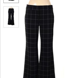 Ann Taylor  Grid Pattern Pants 14